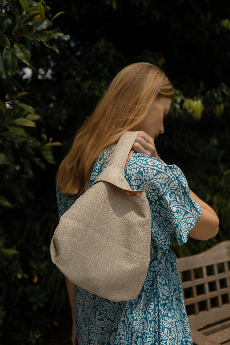 Re-store X Wray Crafted. Reversible Knot Bag
