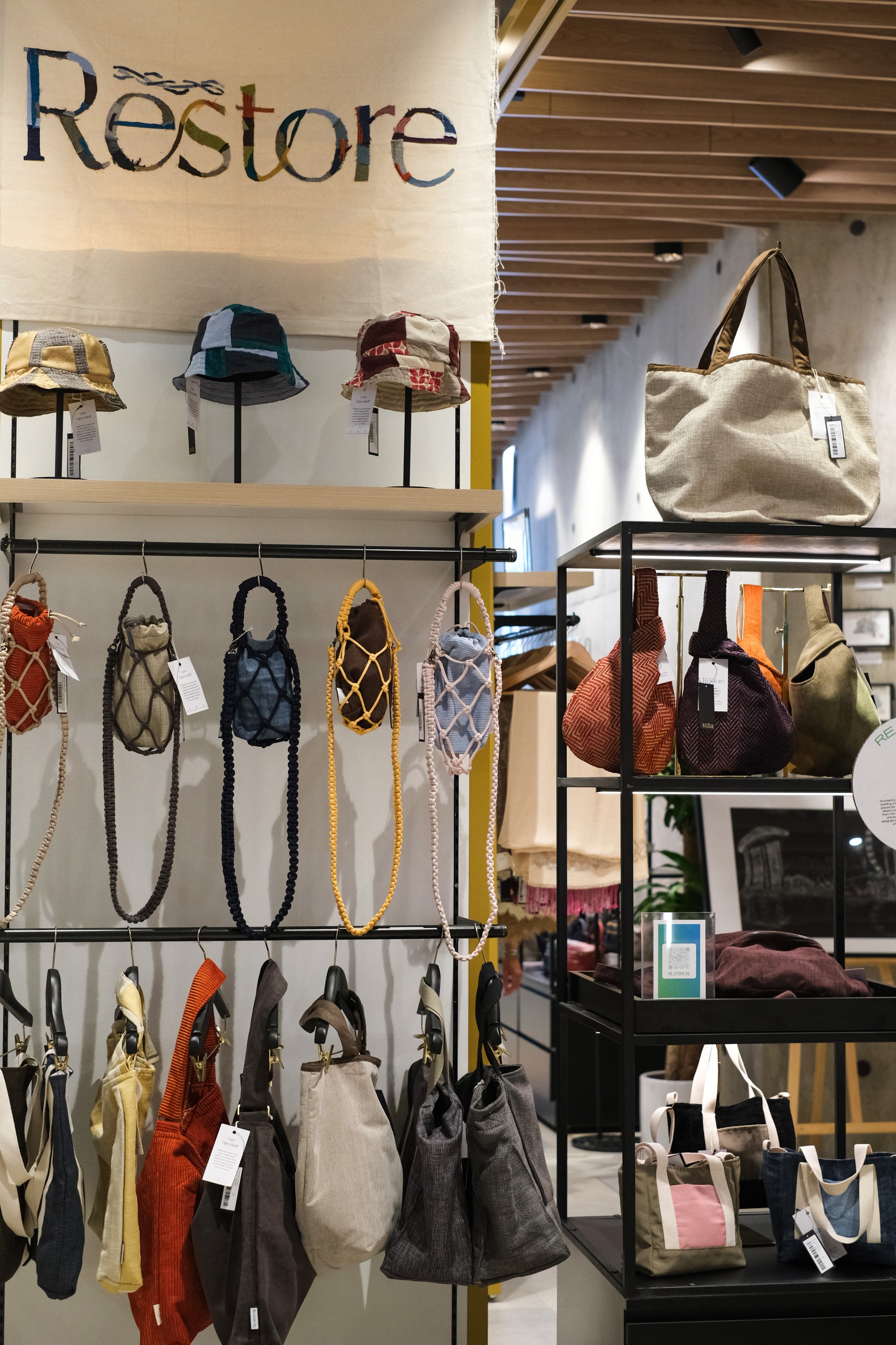 Re-store unique upcycled lifestyle accessories sustainable ethical